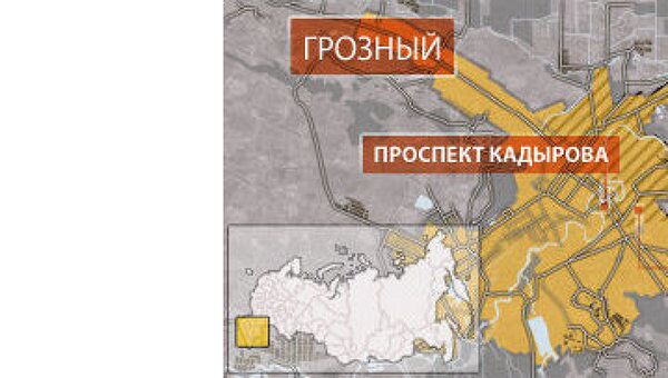 Грозный. Карта Грозный. Карта