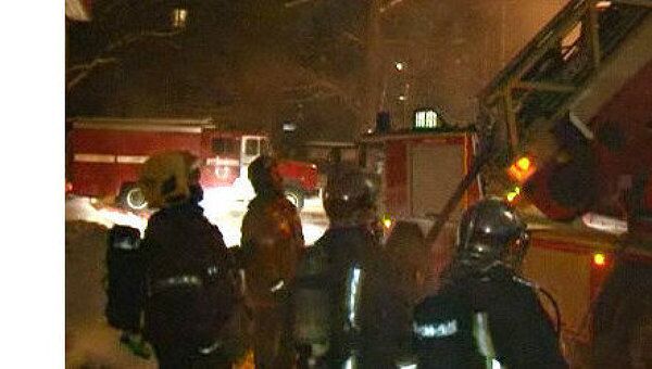 Пожар в здании отдела судебных приставов в Москве Пожар в здании отдела судебных приставов в Москве