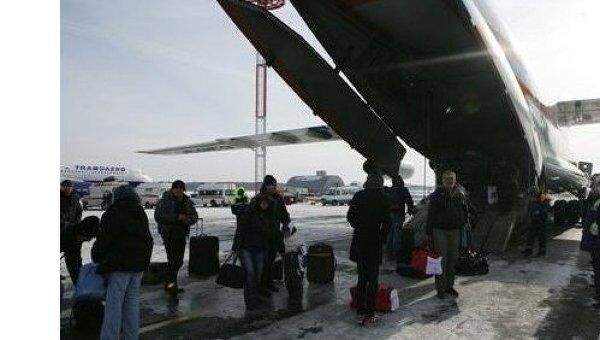 Эвакуация российских граждан из Ливии самолетом МЧС Эвакуация российских граждан из Ливии самолетом МЧС