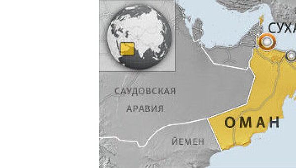 Город Сохар в Омане, карта Город Сохар в Омане, карта