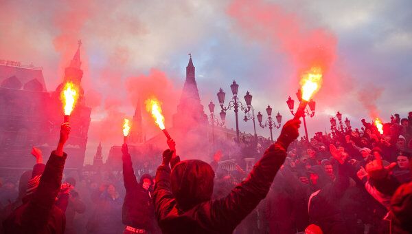 Акция на Манежной площади в память об убитом Егоре Свиридове. Архивное фото Акция на Манежной площади в память об убитом Егоре Свиридове. Архивное фото