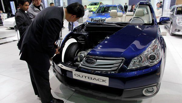 Subaru Outback в разрезе на Автошоу Шанхай 2011. Архив Subaru Outback в разрезе на Автошоу Шанхай 2011. Архив