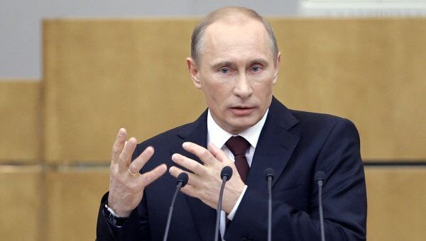 Выступление премьер-министра РФ В.Путина на пленарном заседании Госдумы Выступление премьер-министра РФ В.Путина на пленарном заседании Госдумы