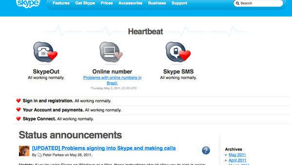 Skype Heartbeat Skype Heartbeat