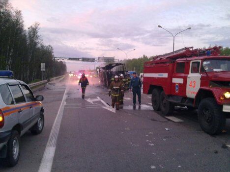 ДТП в в Ступинском районе Подмосковья с участием автобуса и грузового автомобиля ДТП в в Ступинском районе Подмосковья с участием автобуса и грузового автомобиля