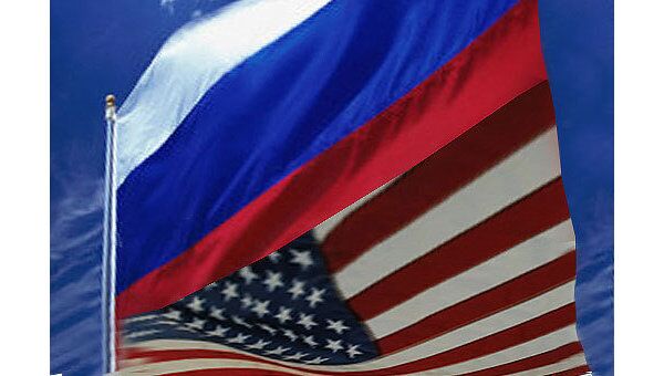 Флаг США, РФ Флаг США, РФ