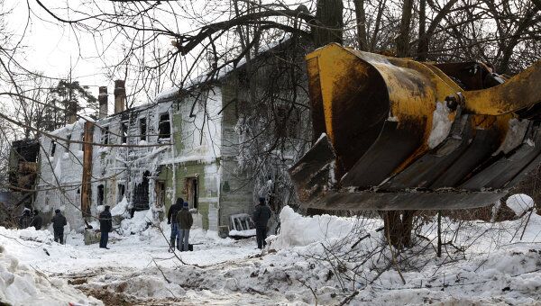 Снос дачи Муромцева в Царицыно. Архив Снос дачи Муромцева в Царицыно. Архив