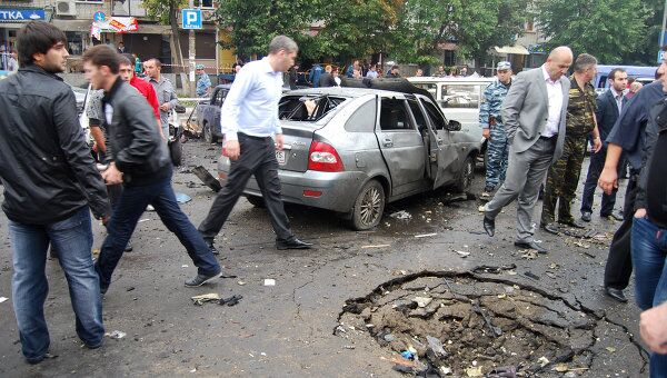 Взрыв возле центрального рынка во Владикавказе Взрыв возле центрального рынка во Владикавказе