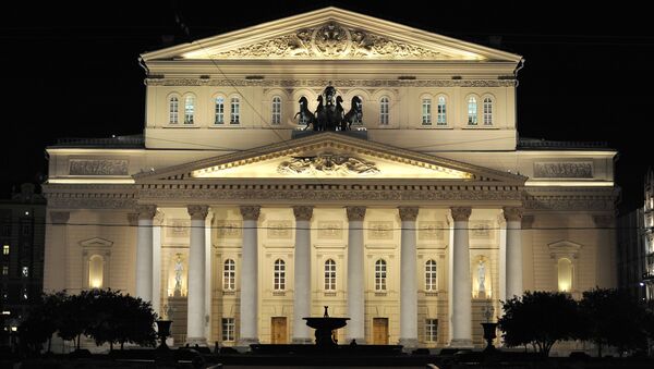 Подсветка Большого театра после реконструкции Подсветка Большого театра после реконструкции
