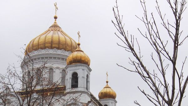 Храм Христа Спасителя в Москве. Архив Храм Христа Спасителя в Москве. Архив