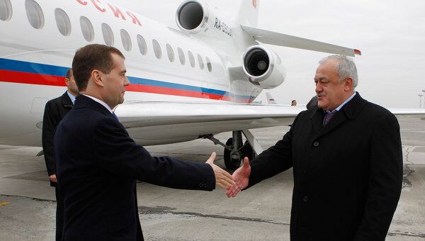 Рабочая поездка Д. Медведева во Владикавказ Рабочая поездка Д. Медведева во Владикавказ