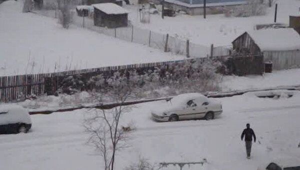 В поселок Ливадия в Приморском крае пришла настоящая зима В поселок Ливадия в Приморском крае пришла настоящая зима