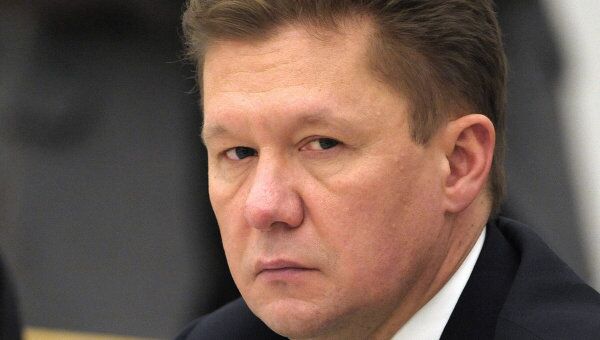 Председатель правления ОАО Газпром Алексей Миллер. Архив Председатель правления ОАО Газпром Алексей Миллер. Архив