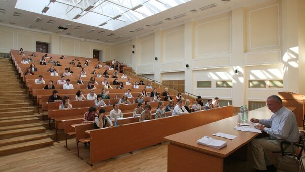 В главном вузе России - МГУ имени М.В.Ломоносова. Архивное фото В главном вузе России - МГУ имени М.В.Ломоносова. Архивное фото