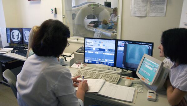Работа Самарского областного клинического онкологического диспансера. Архивное фото Работа Самарского областного клинического онкологического диспансера. Архивное фото