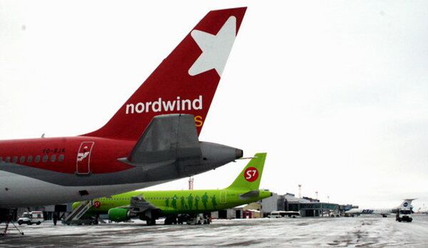 Самолет авиакомпании NordWind Airlines («Северный ветер»). Архивное фото Самолет авиакомпании NordWind Airlines («Северный ветер»). Архивное фото