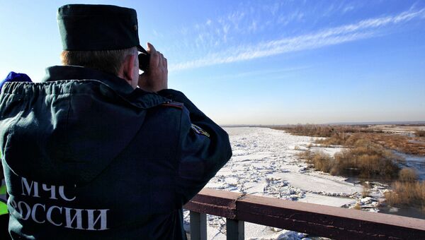 Ледоход в Томской области, архивное фото Ледоход в Томской области, архивное фото