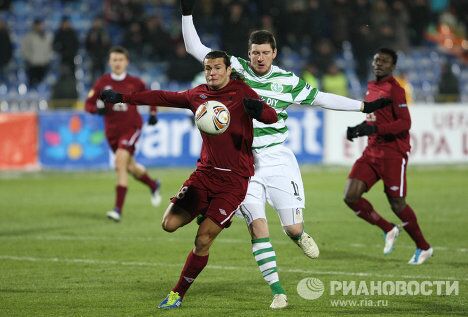 Игровой момент матча Рубин - Шэмрок Роверс Игровой момент матча Рубин - Шэмрок Роверс