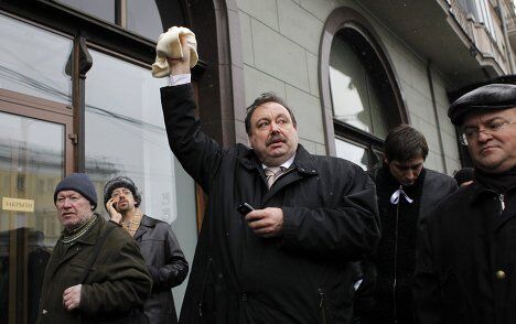 Геннадий Гудков на митинге За честные выборы в Москве Геннадий Гудков на митинге За честные выборы в Москве