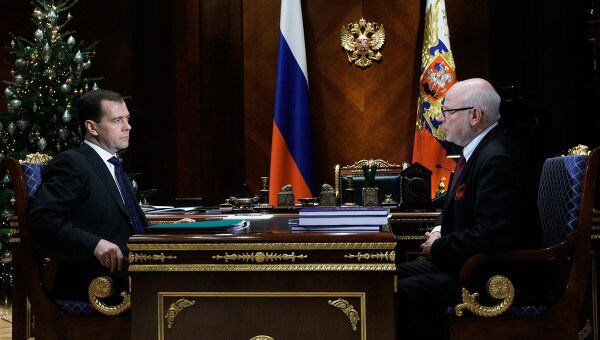 Встреча Д.Медведева и М.Федотова Встреча Д.Медведева и М.Федотова