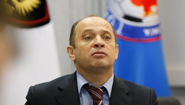 Президент Российской футбольной премьер-лиги (РФПЛ) Сергей Прядкин Президент Российской футбольной премьер-лиги (РФПЛ) Сергей Прядкин