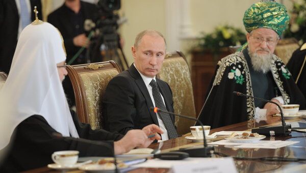 Встреча В.Путина с представителями всех традиционных конфессий страны Встреча В.Путина с представителями всех традиционных конфессий страны