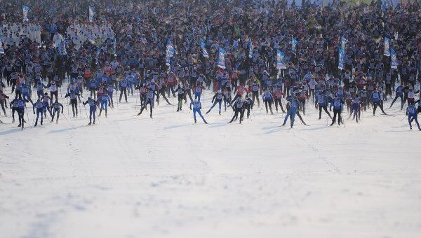 XXХ Всероссийская массовая лыжная гонка Лыжня России в Москве XXХ Всероссийская массовая лыжная гонка Лыжня России в Москве