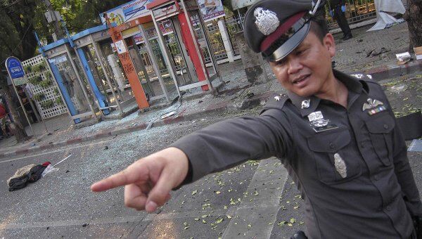 Последствия взрыва в Бангкоке Последствия взрыва в Бангкоке