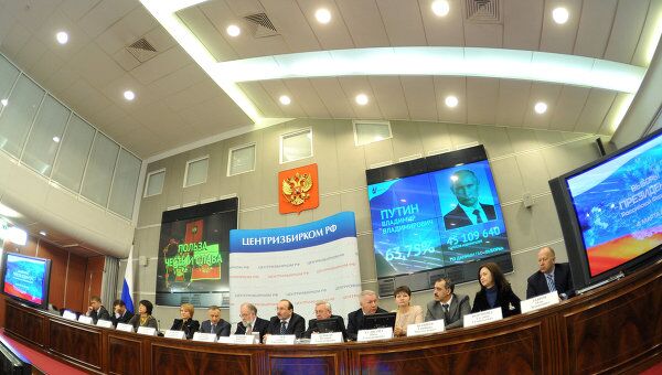 Предварительные итоги голосования по выборам президента РФ Предварительные итоги голосования по выборам президента РФ