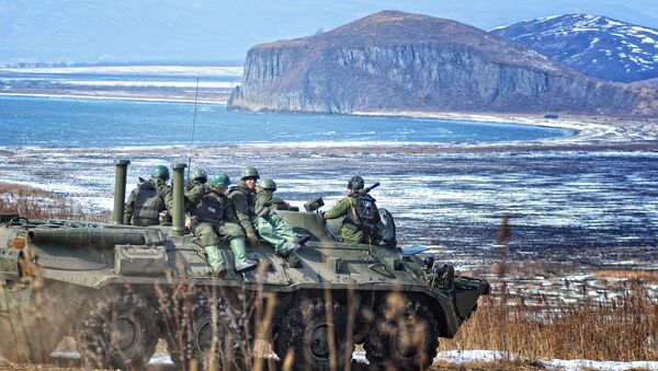 Учения морской пехоты ТОФ в Приморье. Архивное фото Учения морской пехоты ТОФ в Приморье. Архивное фото