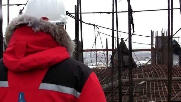 Застройщики показали, что осталось после пожара на башне Восток Застройщики показали, что осталось после пожара на башне Восток