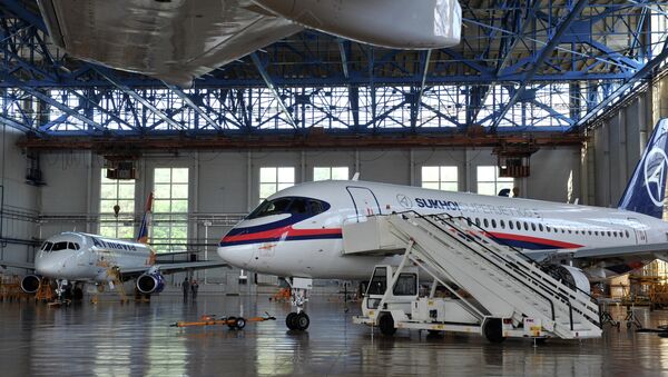 Центр подготовки персонала самолёта Sukhoi Superjet 100. Архивное фото Центр подготовки персонала самолёта Sukhoi Superjet 100. Архивное фото