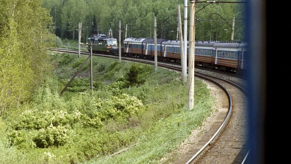 Движение поездов на Транссибе было приостановлено из-за схода вагонов Движение поездов на Транссибе было приостановлено из-за схода вагонов