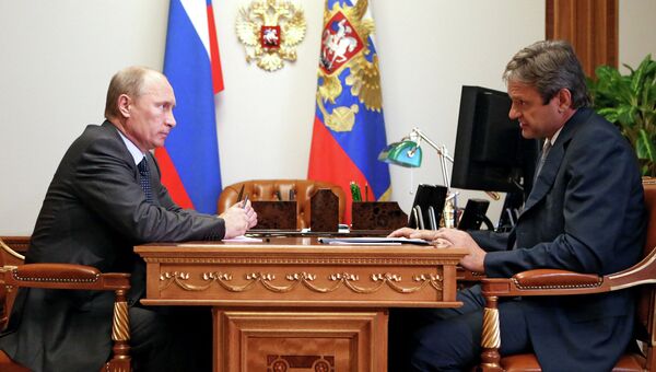 Встреча президента РФ В.Путина с А.Ткачевым Встреча президента РФ В.Путина с А.Ткачевым