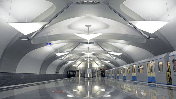 Станция Калининской линии Московского метрополитена Новокосино, архивное фото Станция Калининской линии Московского метрополитена Новокосино, архивное фото