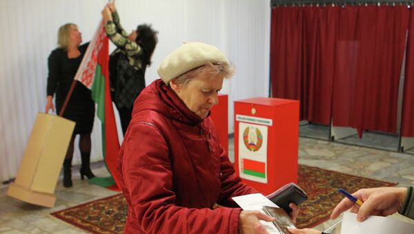 Парламентские выборы в Белоруссии. Архивное фото Парламентские выборы в Белоруссии. Архивное фото