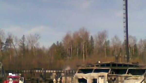 Пожар на заводе в ХМАО Пожар на заводе в ХМАО