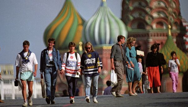 На Красной площади в Москве. Архив На Красной площади в Москве. Архив