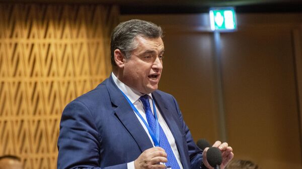Председатель комитета Государственной Думы РФ по международным делам Леонид Слуцкий Председатель комитета Государственной Думы РФ по международным делам Леонид Слуцкий