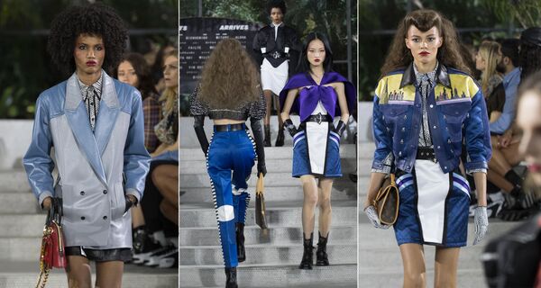 Показ коллекции Louis Vuitton Cruise 2020 в Нью-Йорке Показ коллекции Louis Vuitton Cruise 2020 в Нью-Йорке