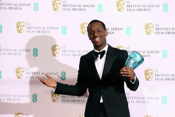 Майкл Уорд на церемонии вручения премии BAFTA в Лондоне Майкл Уорд на церемонии вручения премии BAFTA в Лондоне
