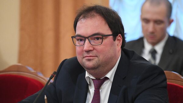 Министр цифрового развития, связи и массовых коммуникаций РФ Максут Шадаев Министр цифрового развития, связи и массовых коммуникаций РФ Максут Шадаев