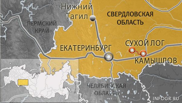 Автодорога между городами Сухой Лог и Камышлов Свердловской области Автодорога между городами Сухой Лог и Камышлов Свердловской области