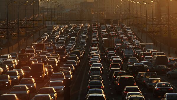 Автомобильные пробки на улицах Москвы. Архив Автомобильные пробки на улицах Москвы. Архив