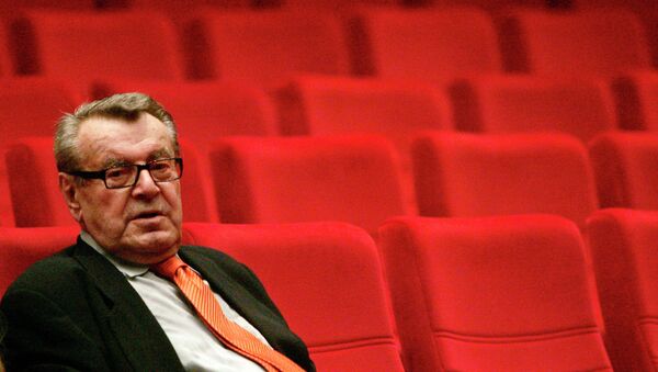 Режиссер Милош Форман в Карловых Варах Режиссер Милош Форман в Карловых Варах