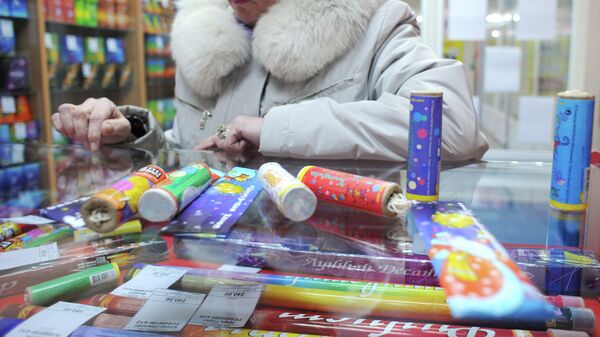 Продажа пиротехники в магазине Продажа пиротехники в магазине