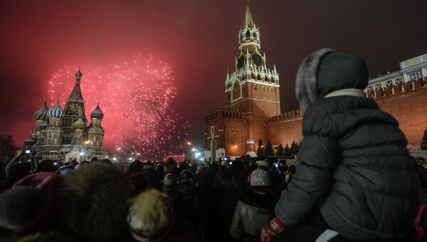 Празднование Нового года на Красной площади Празднование Нового года на Красной площади