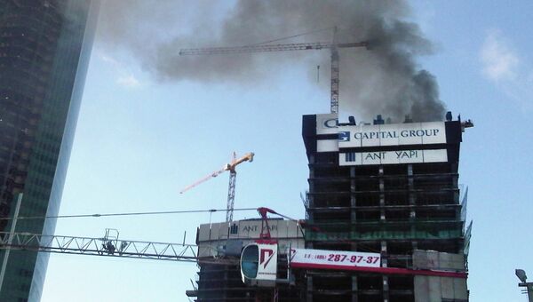 Пожар в Москва Сити Пожар в Москва Сити