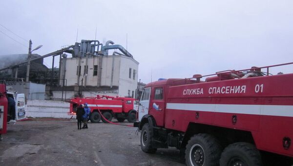 Пожар на маслозаводе на Кубани Пожар на маслозаводе на Кубани