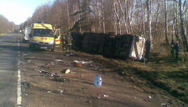 В Калужской области автобус столкнулся с фурой В Калужской области автобус столкнулся с фурой